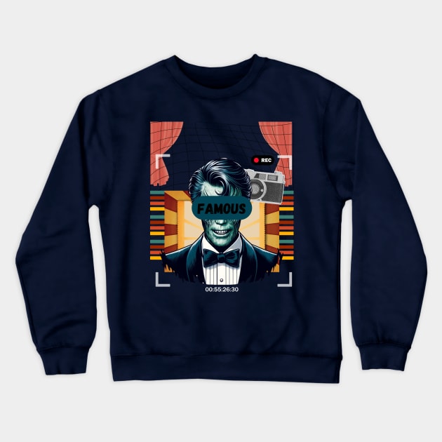 Famous Monster Crewneck Sweatshirt by mieeewoArt